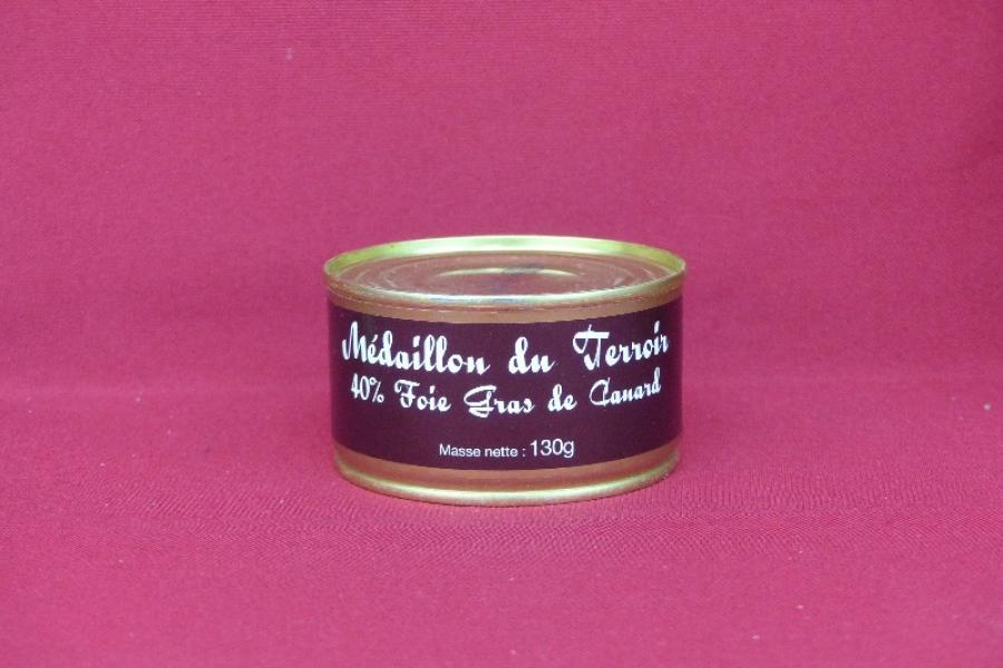 Médaillon du terroir au foie gras de canard